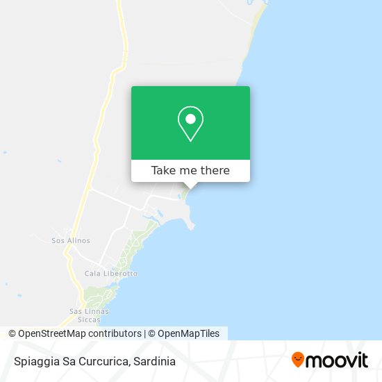 Spiaggia Sa Curcurica map