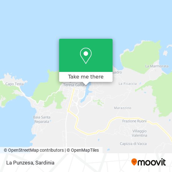 La Punzesa map