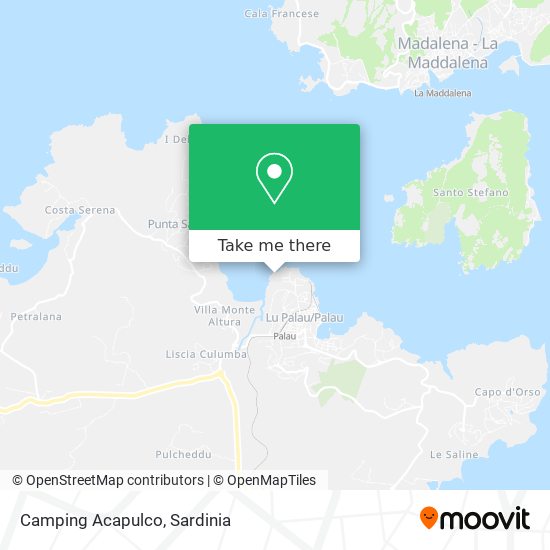 Camping Acapulco map