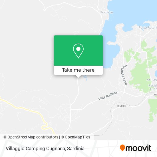 Villaggio Camping Cugnana map