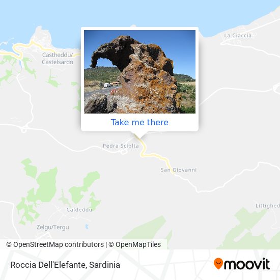 Roccia Dell'Elefante map