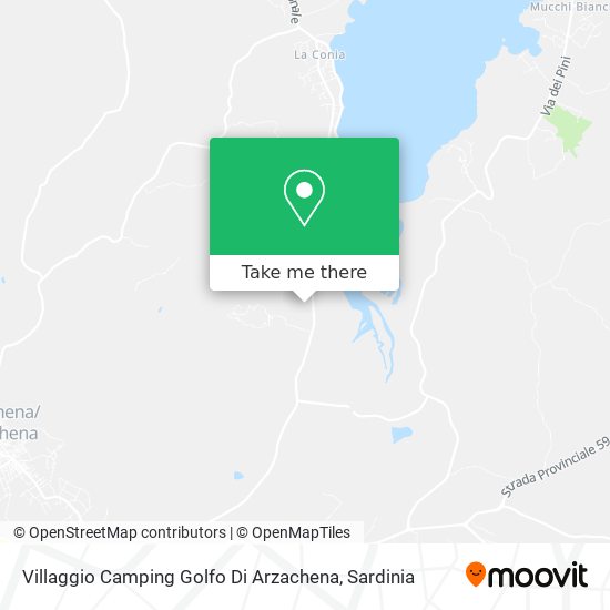 Villaggio Camping Golfo Di Arzachena map