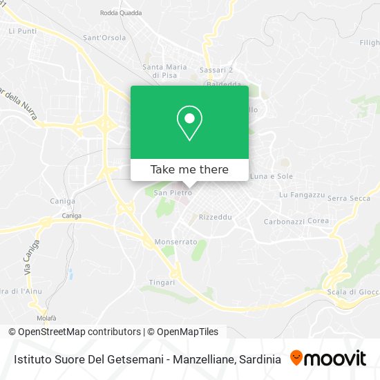 Istituto Suore Del Getsemani - Manzelliane map