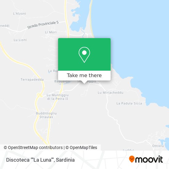 Discoteca ""La Luna"" map
