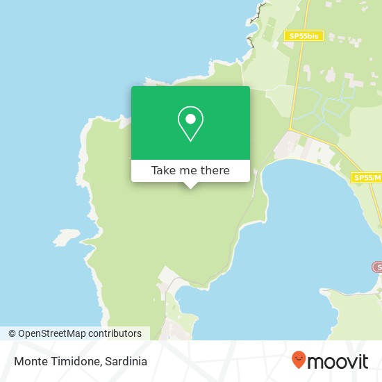 Monte Timidone map