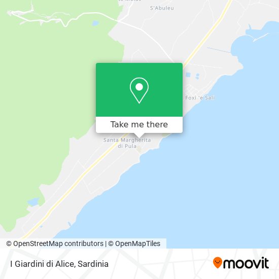 I Giardini di Alice map