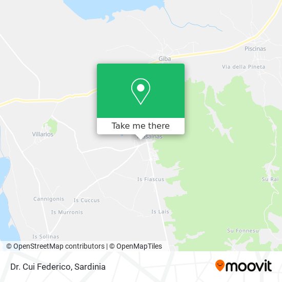 Dr. Cui Federico map