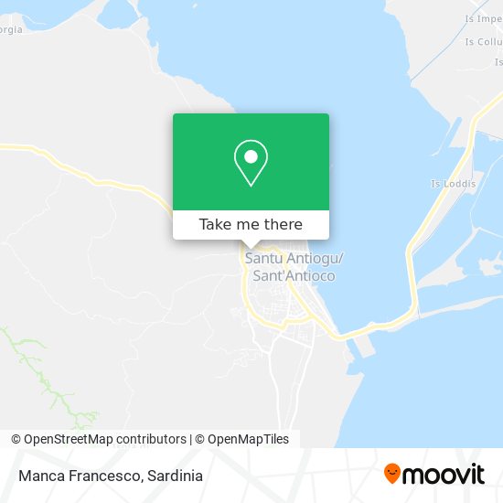 Manca Francesco map