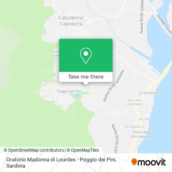 Oratorio Madonna di Lourdes - Poggio dei Pini map