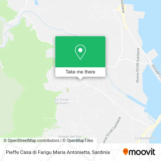 Pieffe Casa di Farigu Maria Antonietta map