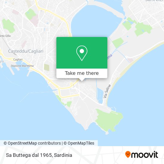 Sa Buttega dal 1965 map