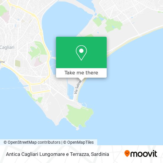 Antica Cagliari Lungomare e Terrazza map