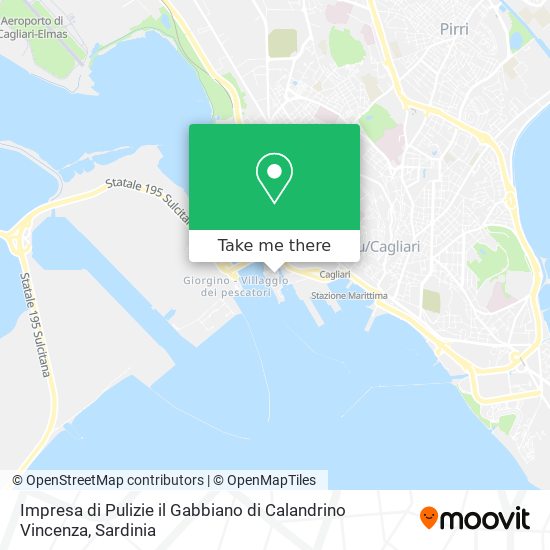 Impresa di Pulizie il Gabbiano di Calandrino Vincenza map