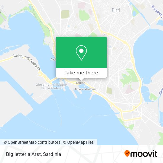 Biglietteria Arst map