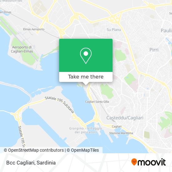 Bcc Cagliari map