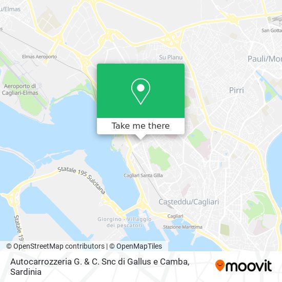 Autocarrozzeria G. & C. Snc di Gallus e Camba map