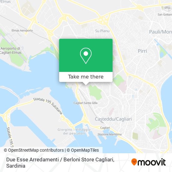 Due Esse Arredamenti / Berloni Store Cagliari map