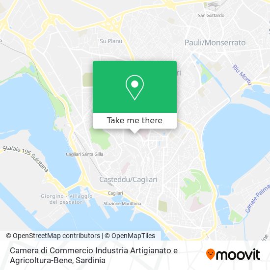 Camera di Commercio Industria Artigianato e Agricoltura-Bene map