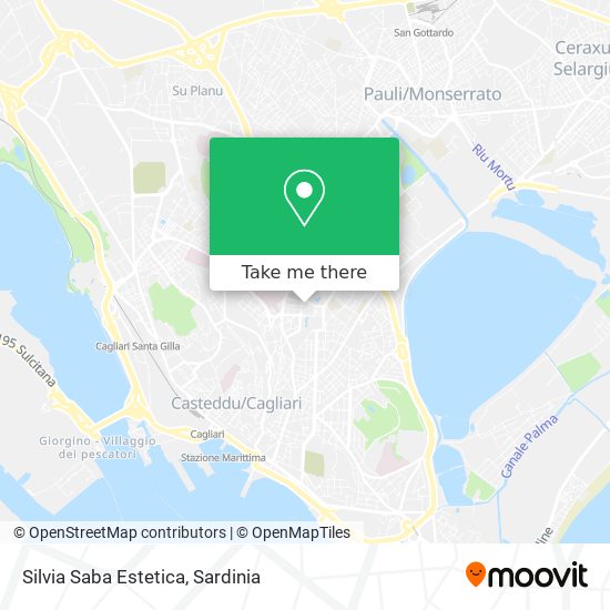 Silvia Saba Estetica map