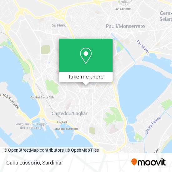 Canu Lussorio map