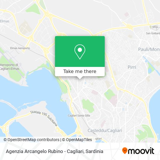 Agenzia Arcangelo Rubino - Cagliari map