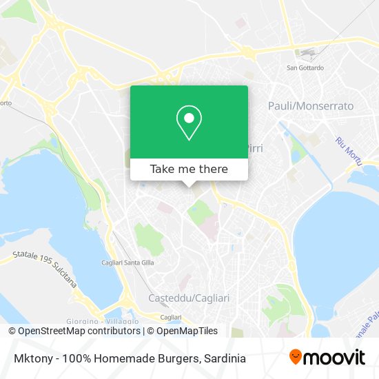 Mktony - 100% Homemade Burgers map