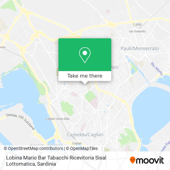 Lobina Mario Bar Tabacchi Ricevitoria Sisal Lottomatica map