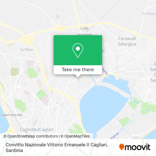 Convitto Nazionale Vittorio Emanuele II Cagliari map