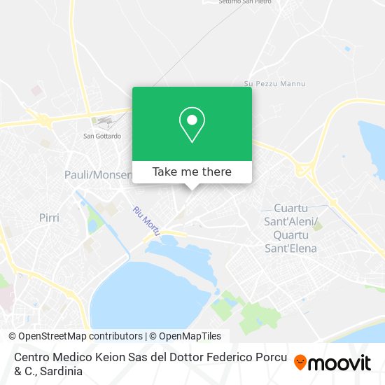 Centro Medico Keion Sas del Dottor Federico Porcu & C. map