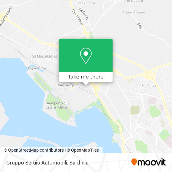 Gruppo Seruis Automobili map