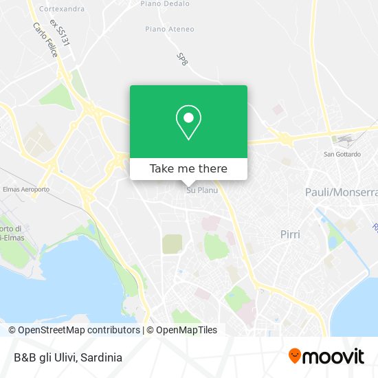 B&B gli Ulivi map