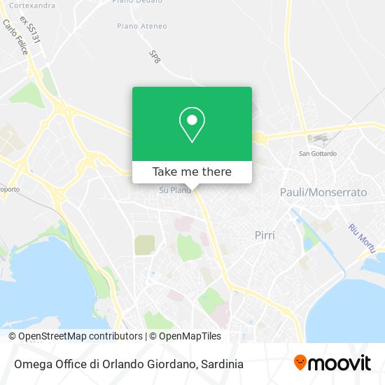 Omega Office di Orlando Giordano map