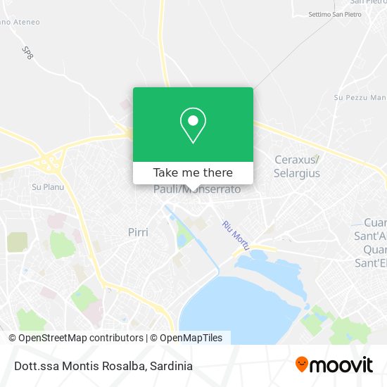 Dott.ssa Montis Rosalba map