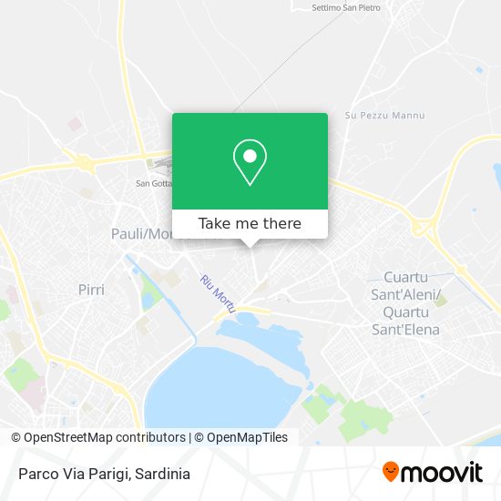Parco Via Parigi map