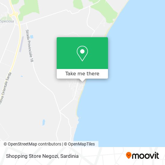 Shopping Store Negozi map