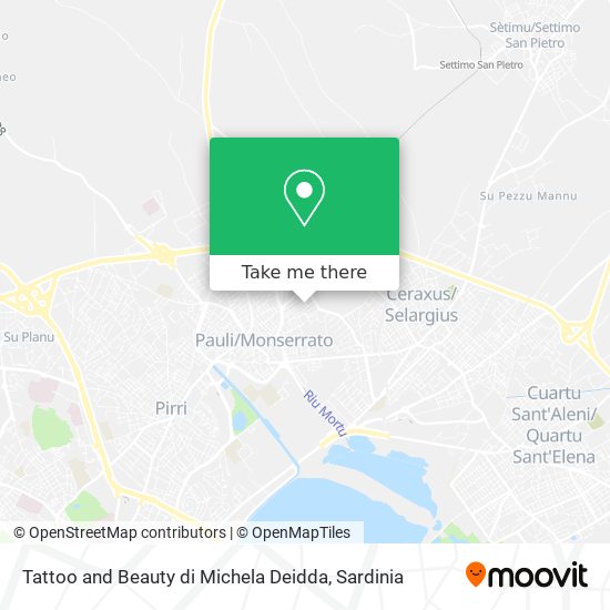 Tattoo and Beauty di Michela Deidda map