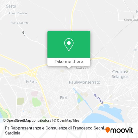 Fs Rappresentanze e Consulenze di Francesco Sechi map