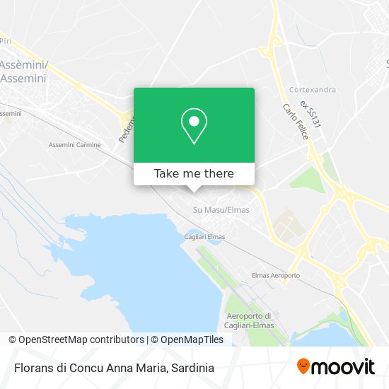Florans di Concu Anna Maria map
