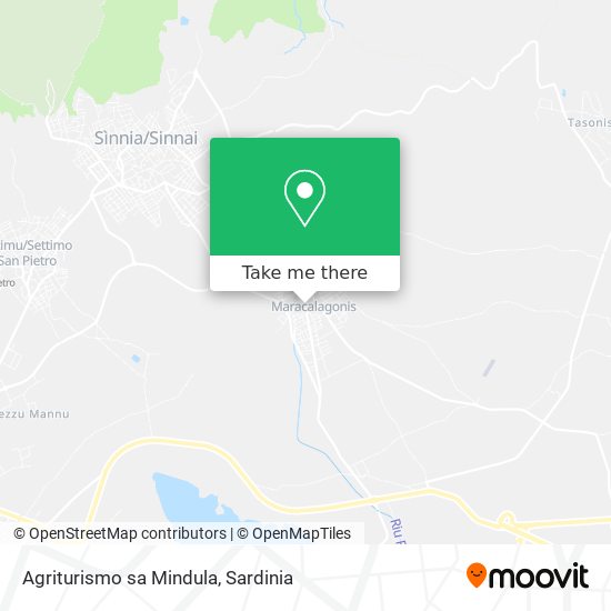 Agriturismo sa Mindula map