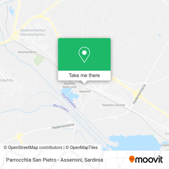 Parrocchia San Pietro - Assemini map