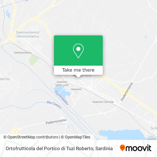 Ortofrutticola del Portico di Tuzi Roberto map