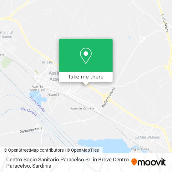 Centro Socio Sanitario Paracelso Srl in Breve Centro Paracelso map