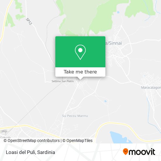 Loasi del Puli map