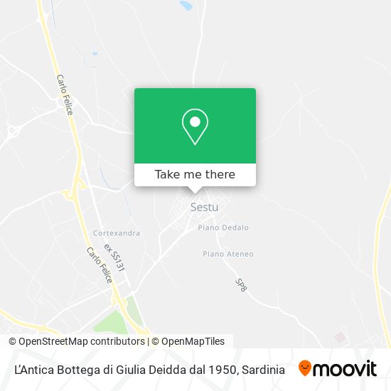 L’Antica Bottega di Giulia Deidda dal 1950 map