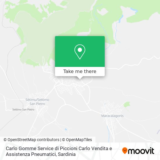 Carlo Gomme Service di Piccioni Carlo Vendita e Assistenza Pneumatici map