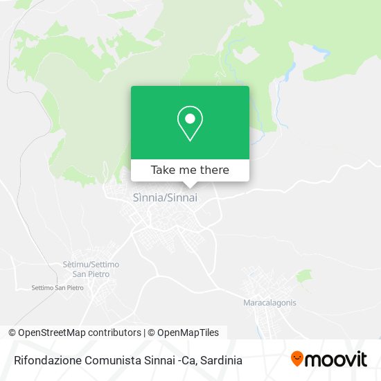 Rifondazione Comunista Sinnai -Ca map