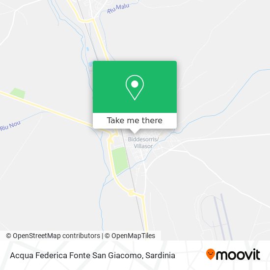 Acqua Federica Fonte San Giacomo map