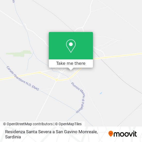 Residenza Santa Severa a San Gavino Monreale map