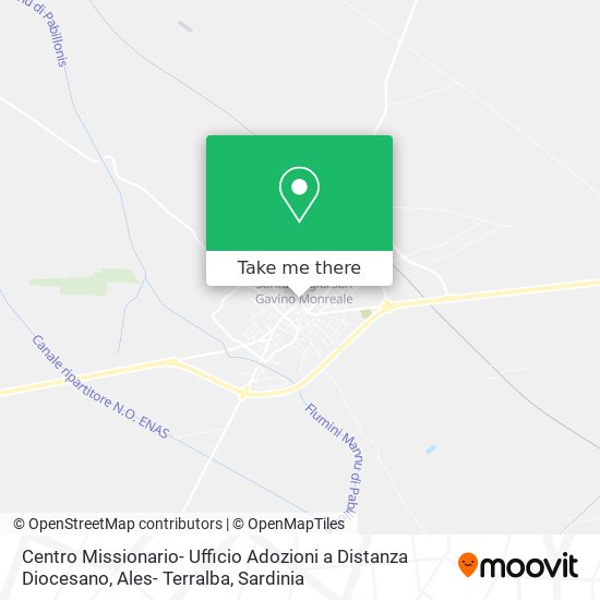 Centro Missionario- Ufficio Adozioni a Distanza Diocesano, Ales- Terralba map