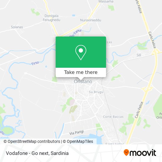 Vodafone - Go next map